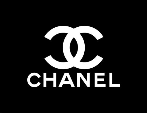 chanel font black background|Chanel font.